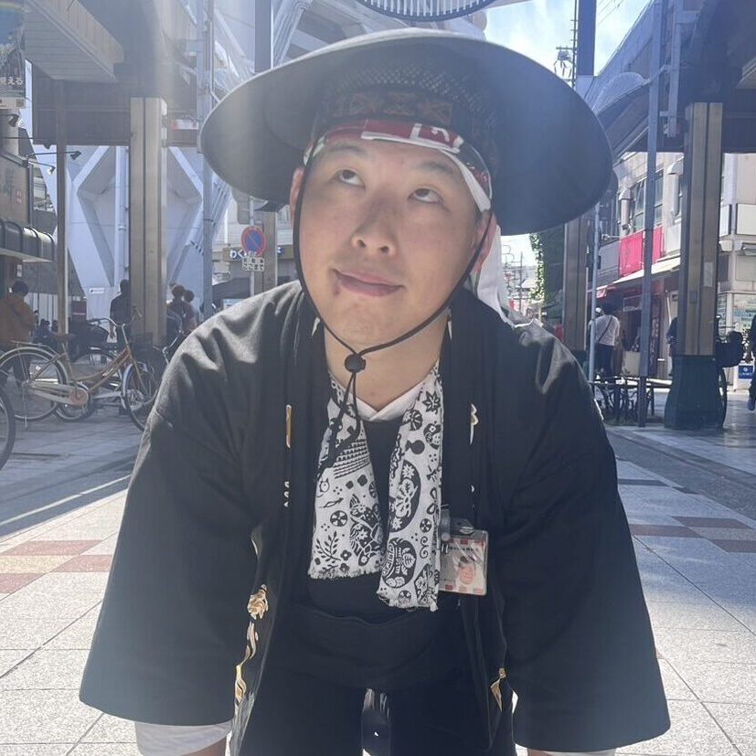 俥天力の俥夫として働いている伊東福将さん